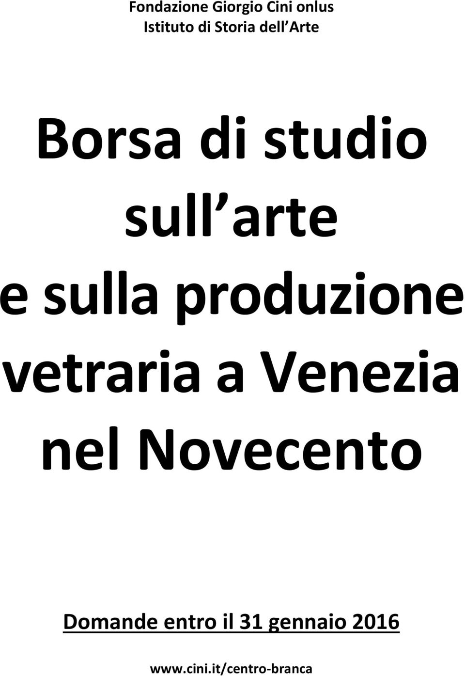 produzione vetraria a Venezia nel Novecento