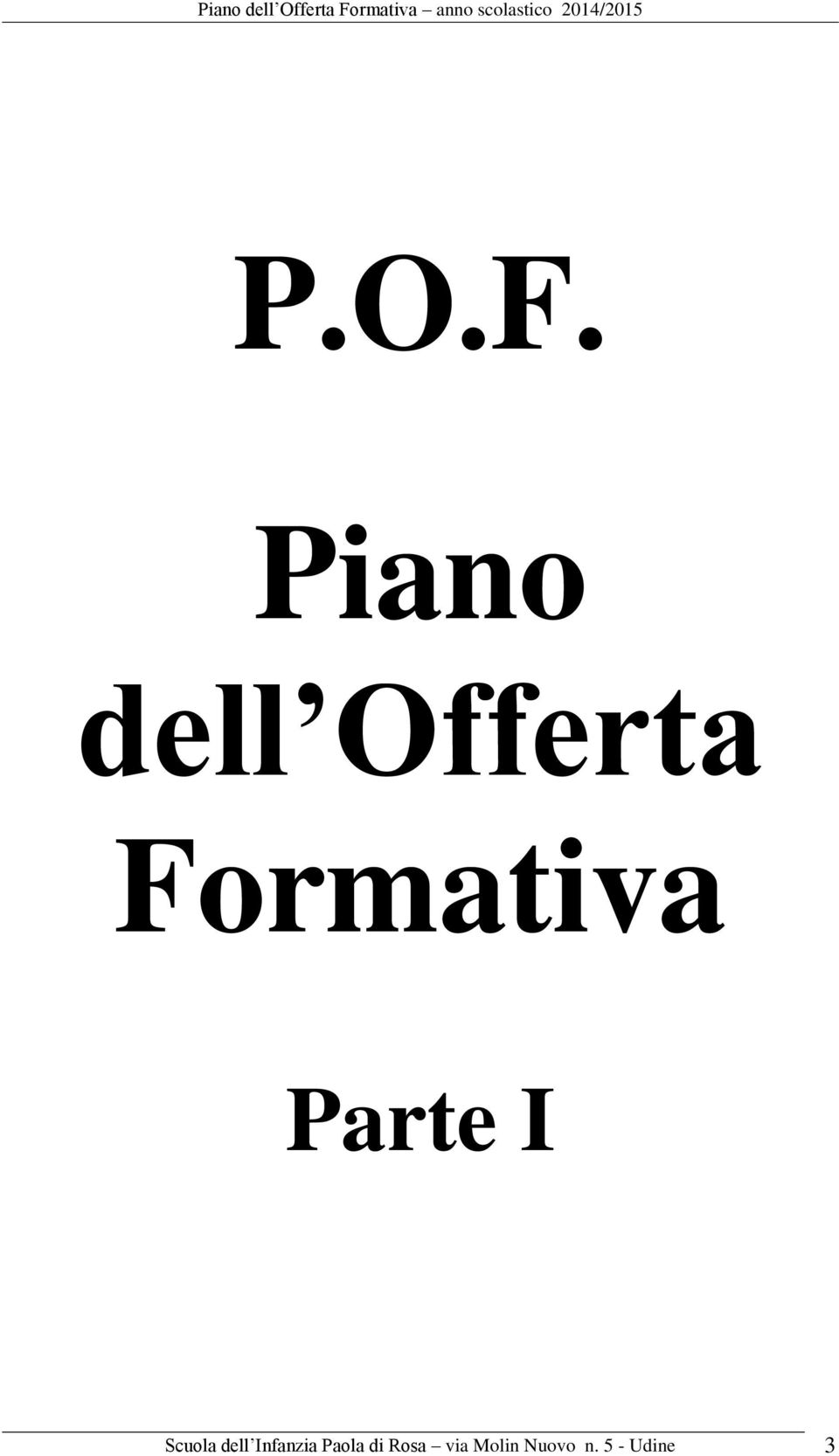 Formativa Parte I Scuola