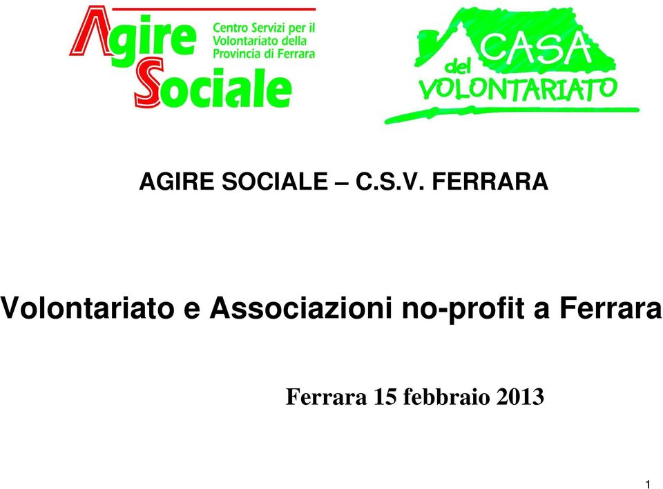 Associazioni no-profit a