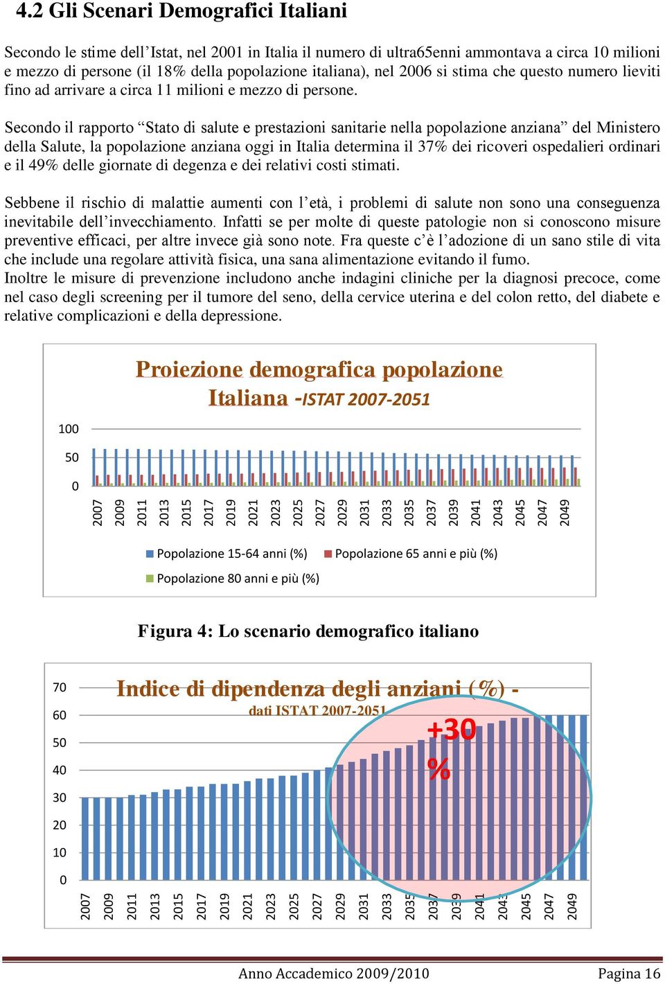 2 Gli Scenari Demografici Italiani Secondo le stime dell Istat, nel 2001 in Italia il numero di ultra65enni ammontava a circa 10 milioni e mezzo di persone (il 18% della popolazione italiana), nel
