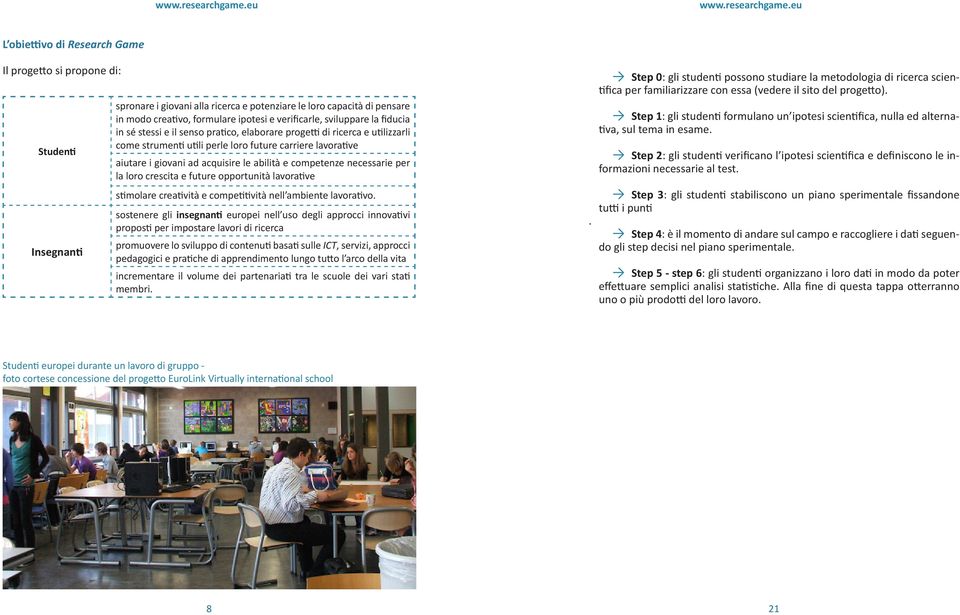 e competenze necessarie per la loro crescita e future opportunità lavorative stimolare creatività e competitività nell ambiente lavorativo.