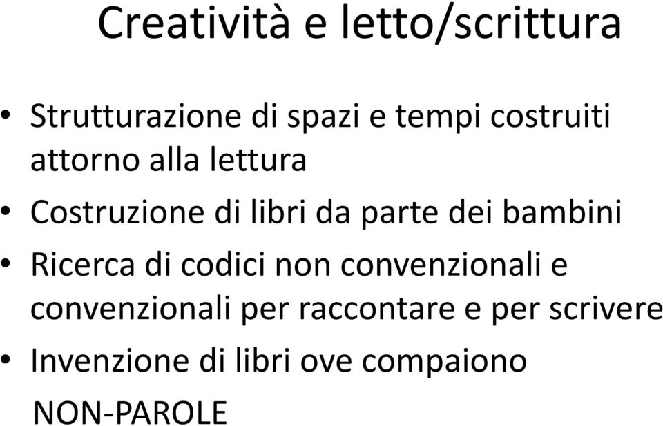 bambini Ricerca di codici non convenzionali e convenzionali per