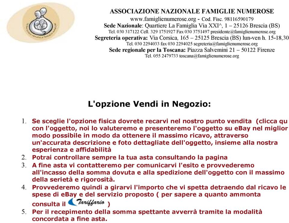 massimo ricavo, attraverso un'accurata descrizione e foto dettagliate dell'oggetto, insieme alla nostra esperienza e affidabilità 2. Potrai controllare sempre la tua asta consultando la pagina 3.