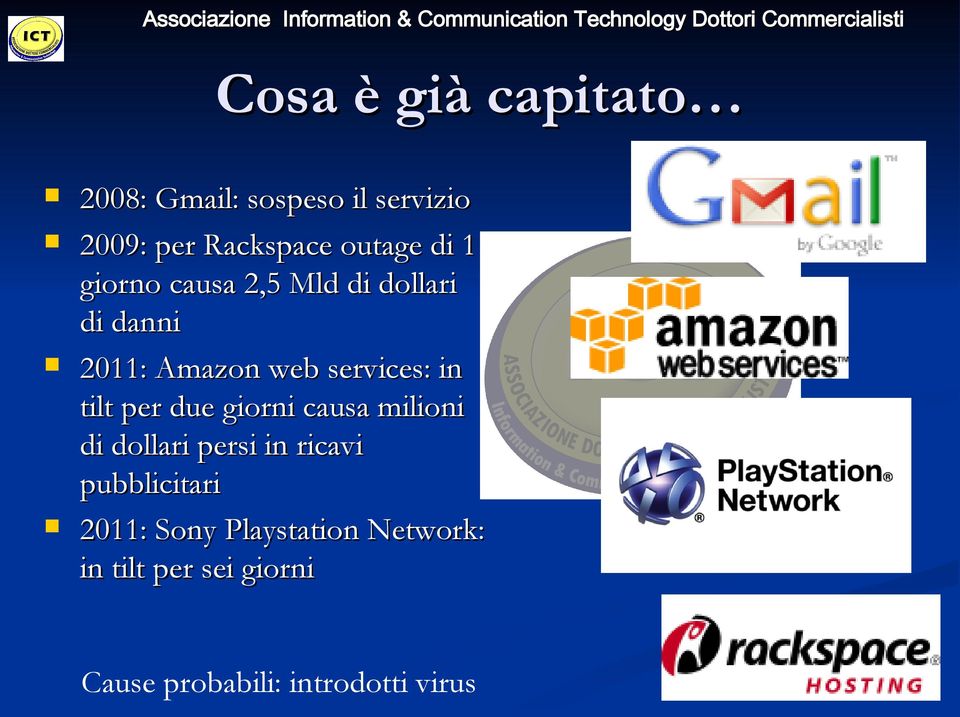 di danni 2011: Amazon web services: in tilt per due giorni causa milioni di dollari persi in