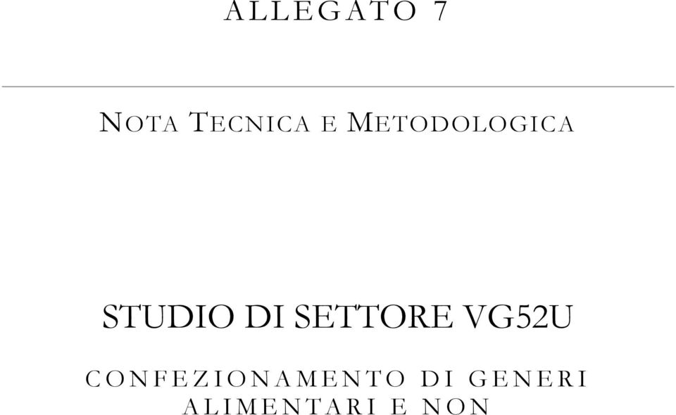 SETTORE VG52U