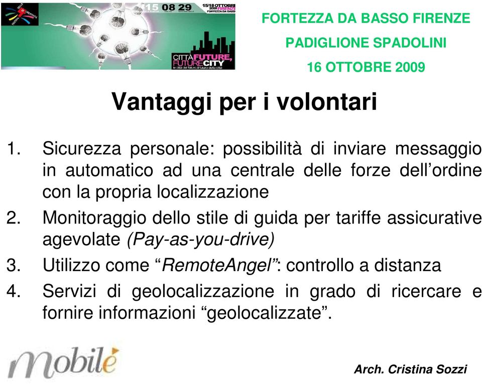 ordine con la propria localizzazione 2.