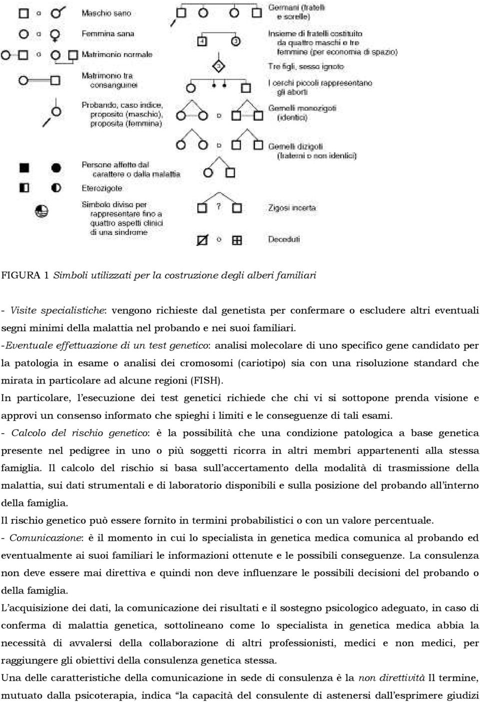 -Eventuale effettuazione di un test genetico: analisi molecolare di uno specifico gene candidato per la patologia in esame o analisi dei cromosomi (cariotipo) sia con una risoluzione standard che