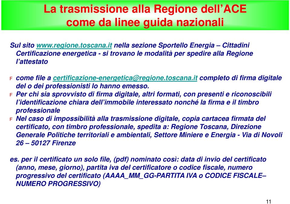 it completo di firma digitale del o dei professionisti lo hanno emesso.