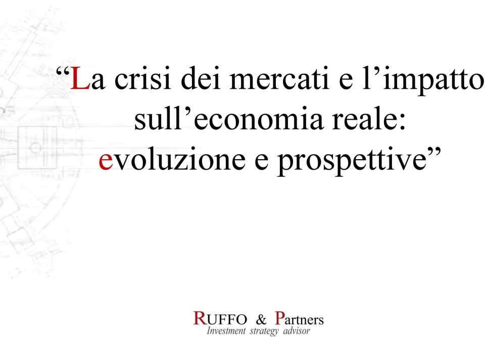 sull economia