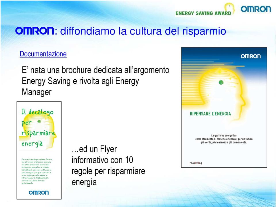 argomento Energy Saving e rivolta agli Energy