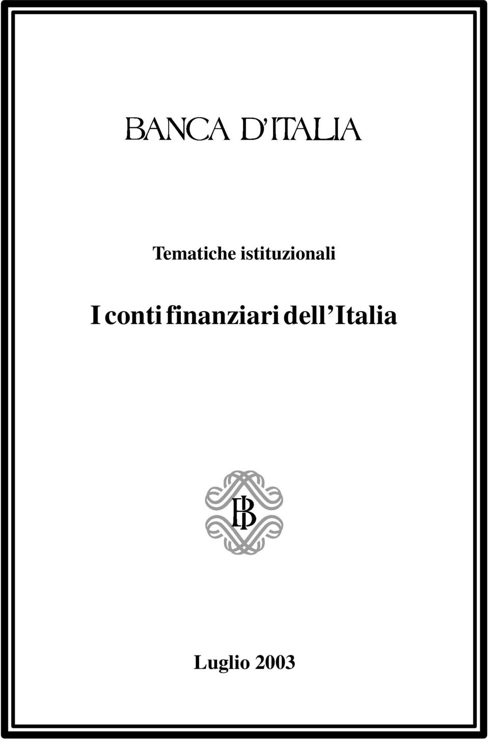 conti finanziari