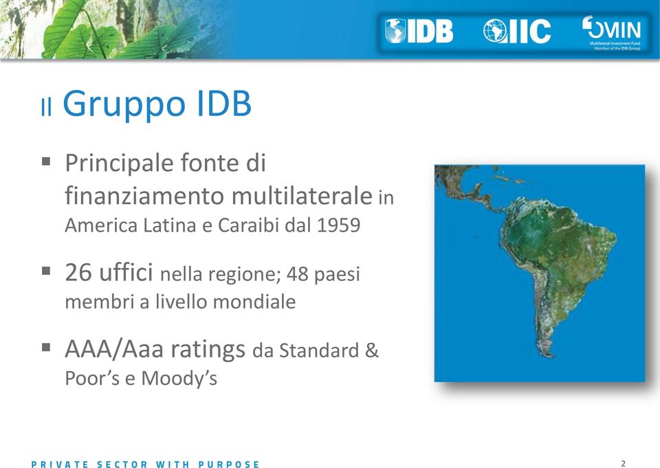 26 uffici nella regione; 48 paesi membri a livello