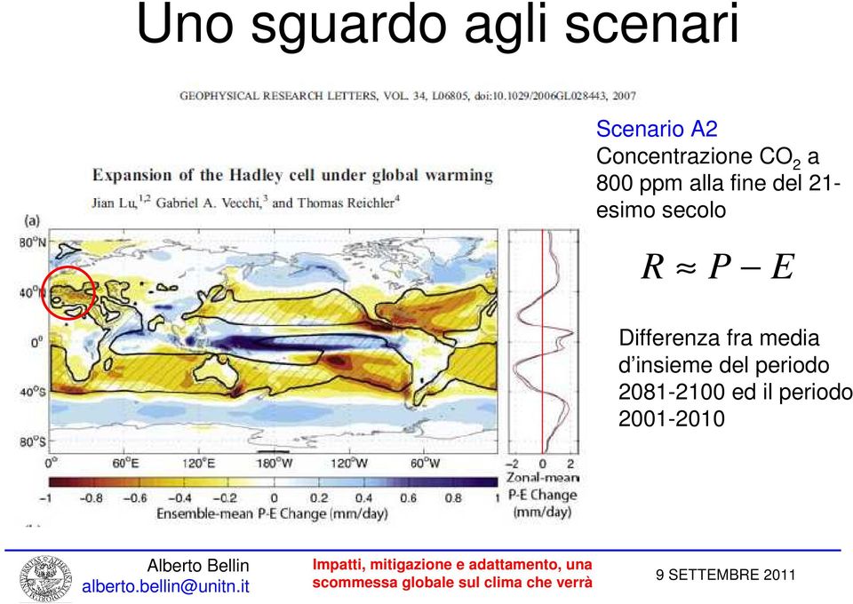 21- esimo secolo R P E Differenza fra media