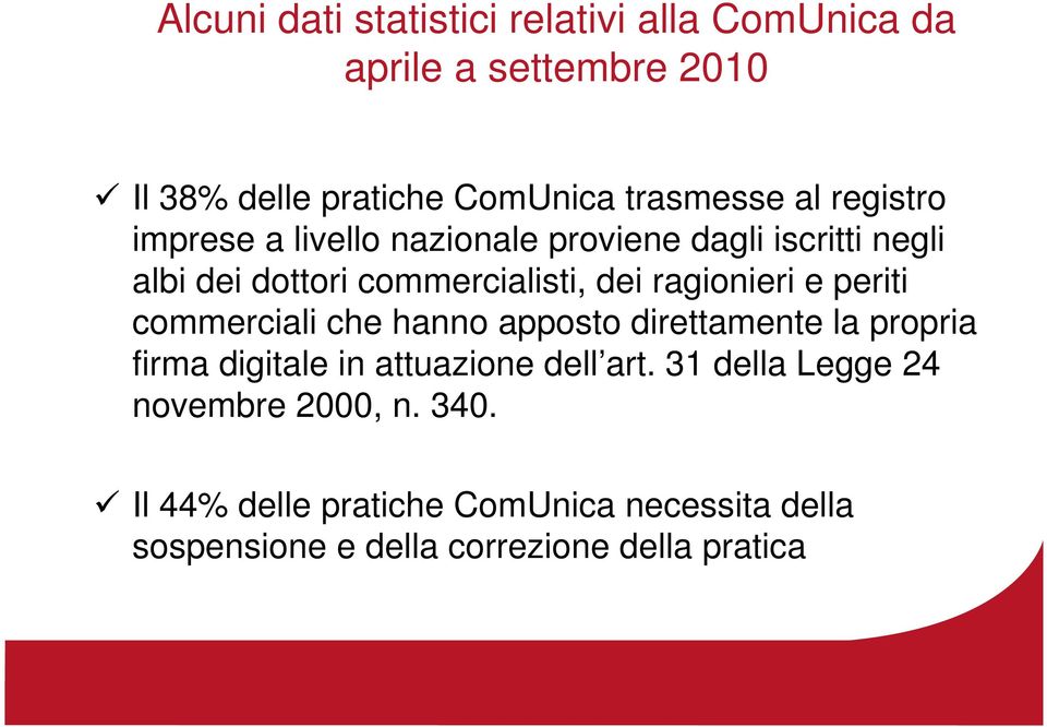 periti commerciali che hanno apposto direttamente la propria firma digitale in attuazione dell art.