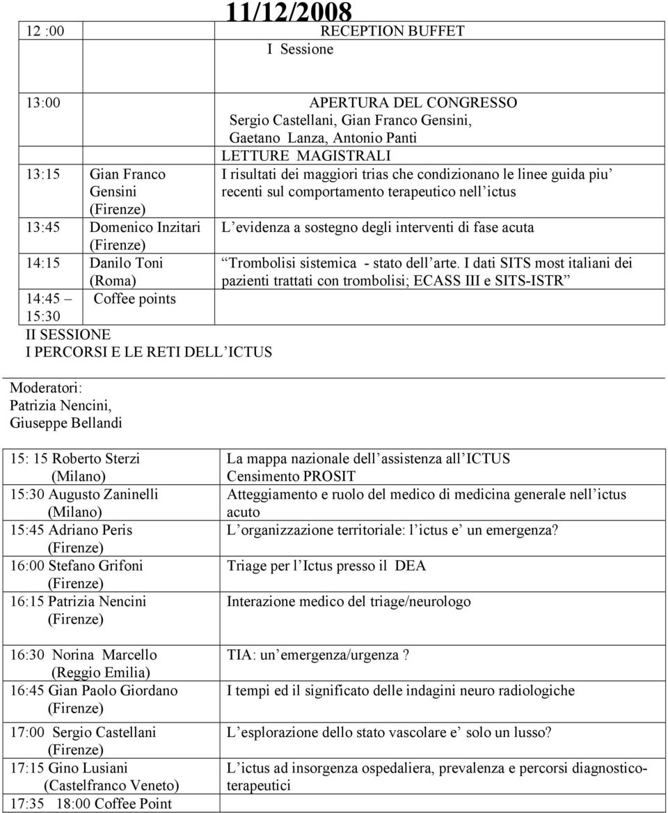 condizionano le linee guida piu recenti sul comportamento terapeutico nell ictus L evidenza a sostegno degli interventi di fase acuta Trombolisi sistemica - stato dell arte.