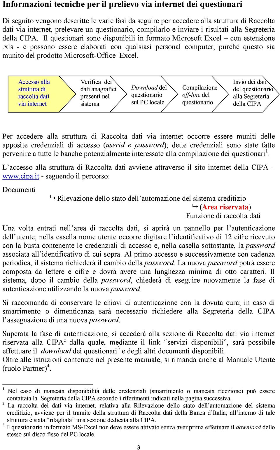 xls - e possono essere elaborati con qualsiasi personal computer, purché questo sia munito del prodotto Microsoft-Office Excel.