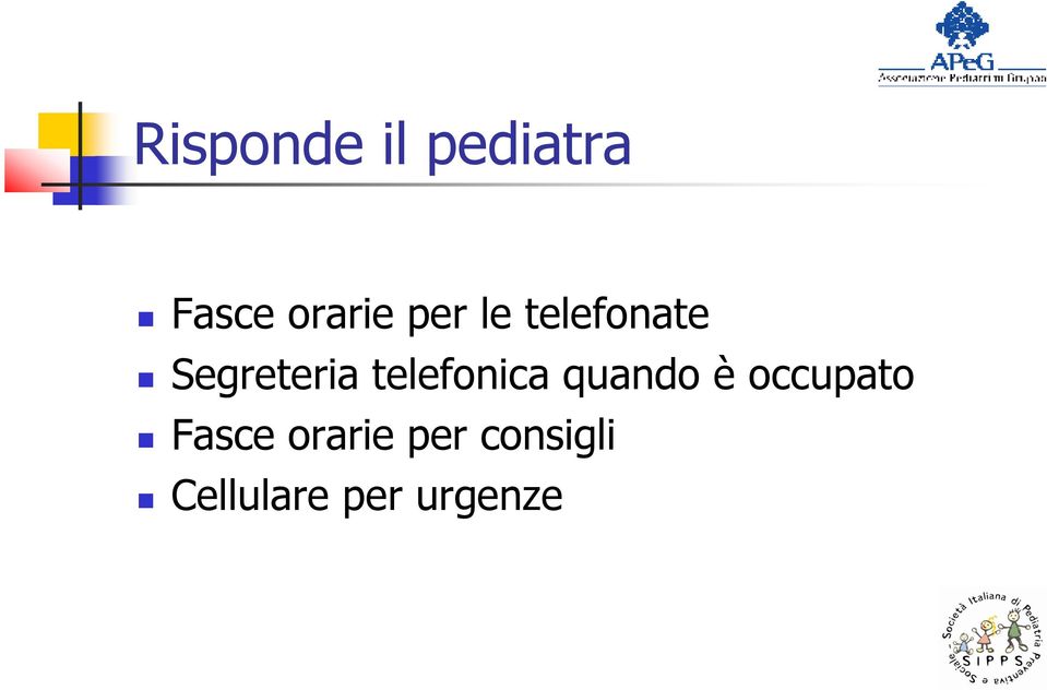 telefonica quando è occupato Fasce