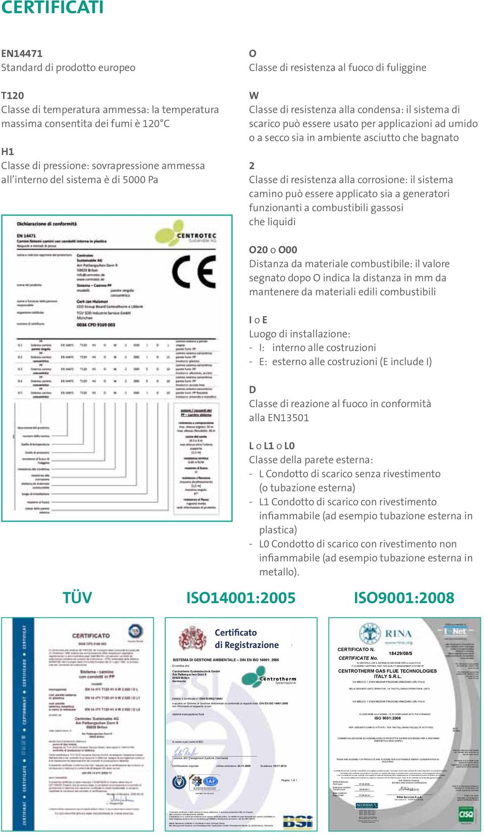 soggetti al rispetto del documento RINA: Regolamento per la Certificazione di Sistemi di Gestione per la Qualità The use and validity of this certificate are subject to compliance with the RINA