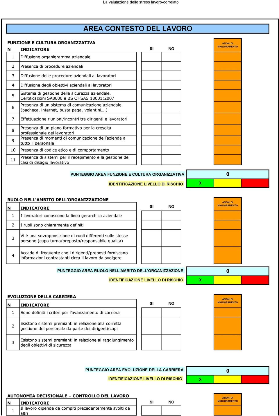 Certificazioni SA8 e BS OHSAS 181:27 Presenza di un sistema di comunicazione aziendale (bacheca, internet, busta paga, volantini.