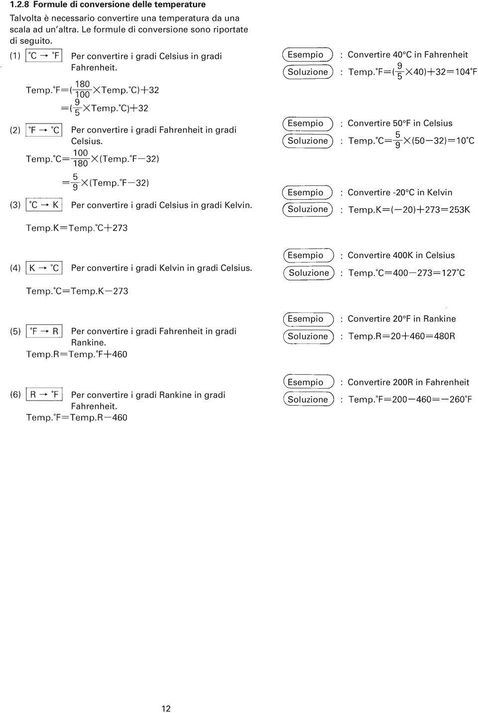 Esempio Soluzione Convertire 50 F in Celsius Per convertire i gradi Celsius in gradi Kelvin. Esempio Soluzione Convertire -20 C in Kelvin Per convertire i gradi Kelvin in gradi Celsius.