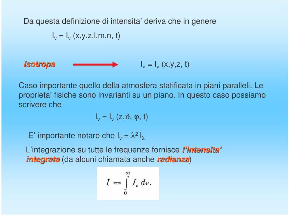 Le proprieta fisiche sono invarianti su un piano.