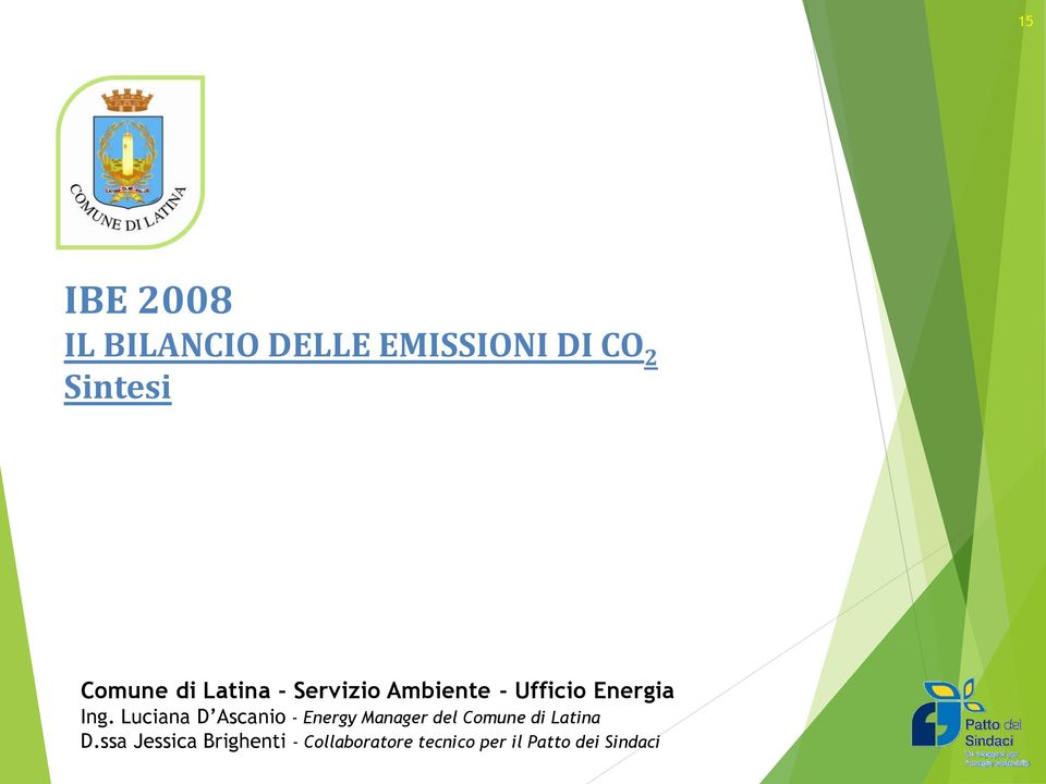 Luciana D Ascanio - Energy Manager del Comune di Latina D.