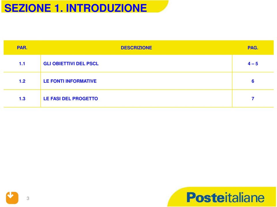 1 GLI OBIETTIVI DEL PSCL 4 5 1.