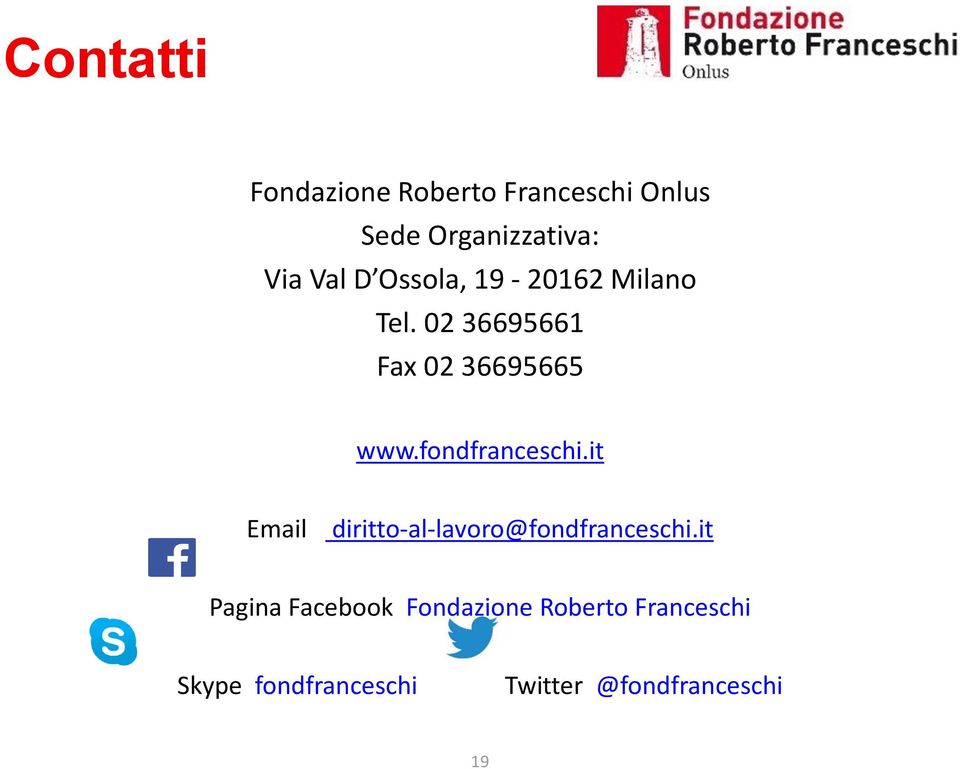 fondfranceschi.it Email diritto-al-lavoro@fondfranceschi.