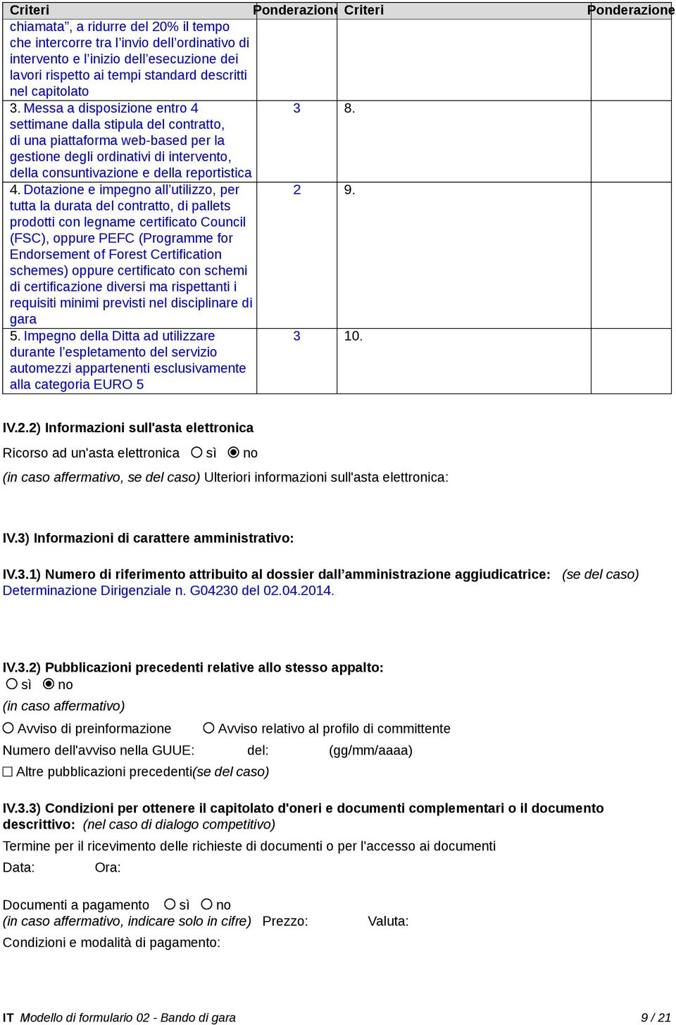 settimane dalla stipula del contratto, di una piattaforma web-based per la gestione degli ordinativi di intervento, della consuntivazione e della reportistica 4.