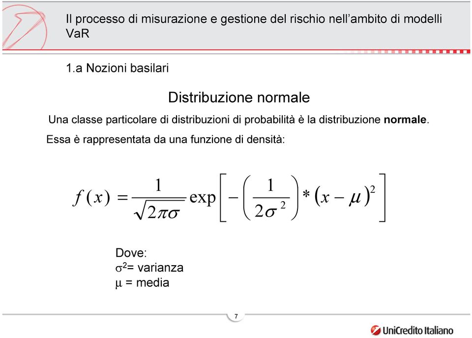 distribuzione normale.