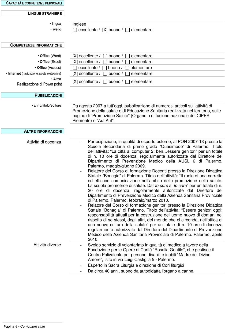 articoli sull attività di Promozione della salute e di Educazione Sanitaria realizzata nel territorio, sulle pagine di Promozione Salute (Organo a diffusione nazionale del CIPES Piemonte) e Aut Aut.