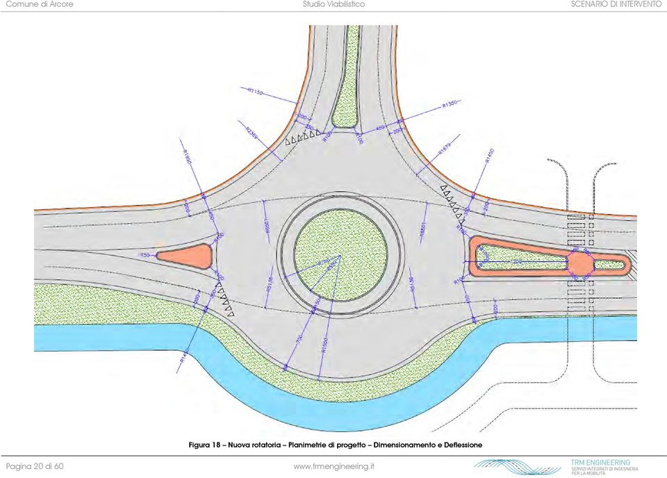 rotatoria Planimetrie di progetto