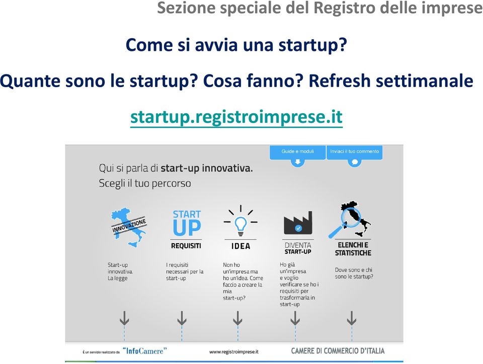 Quante sono le startup? Cosa fanno?