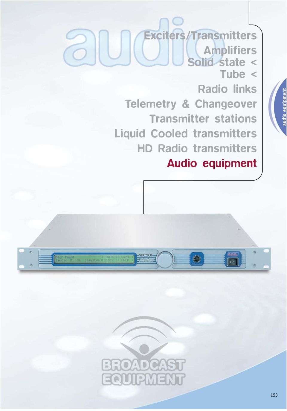 Transmitter stations Liquid Cooled transmitters