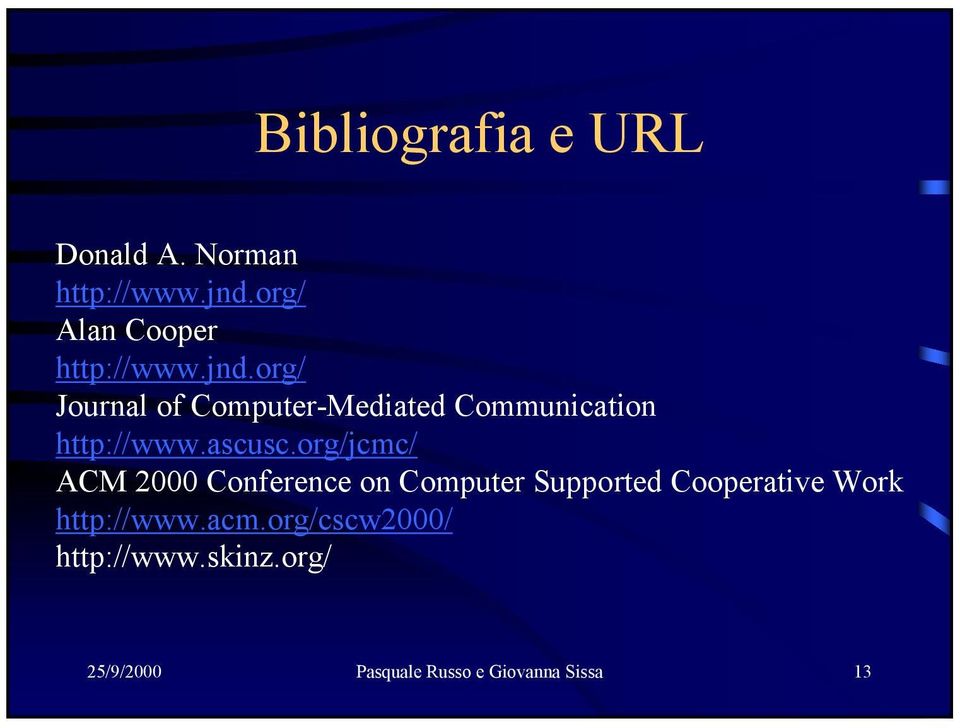 org/jcmc/ ACM 2000 Conference on Computer Supported Cooperative Work