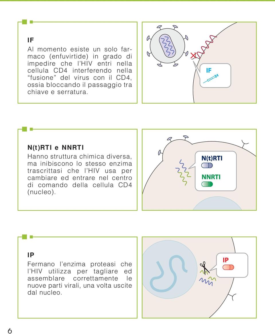 N(t)RTI e NNRTI Hanno struttura chimica diversa, ma inibiscono lo stesso enzima trascrittasi che l HIV usa per cambiare ed entrare