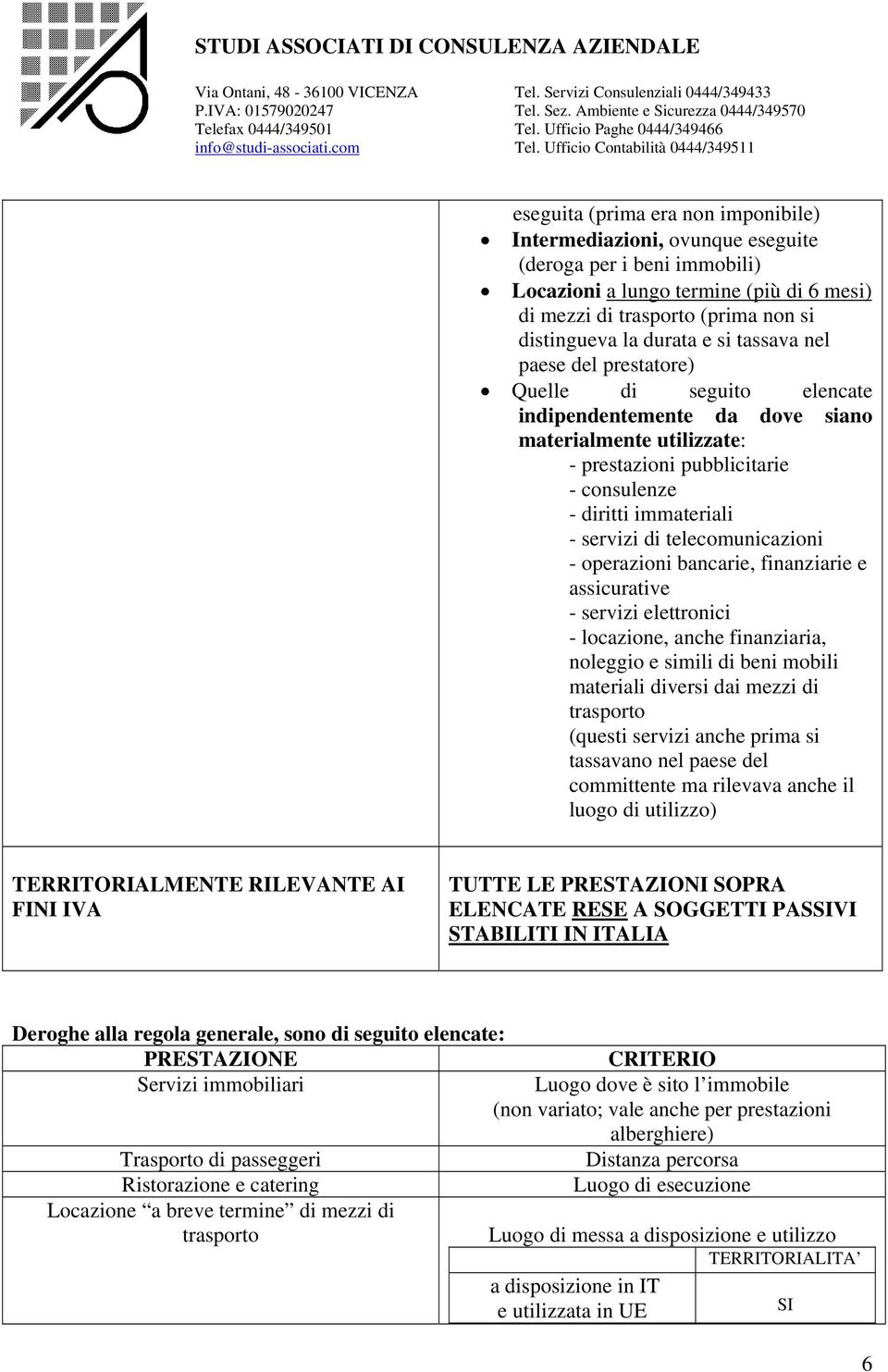 telecomunicazioni - operazioni bancarie, finanziarie e assicurative - servizi elettronici - locazione, anche finanziaria, noleggio e simili di beni mobili materiali diversi dai mezzi di trasporto