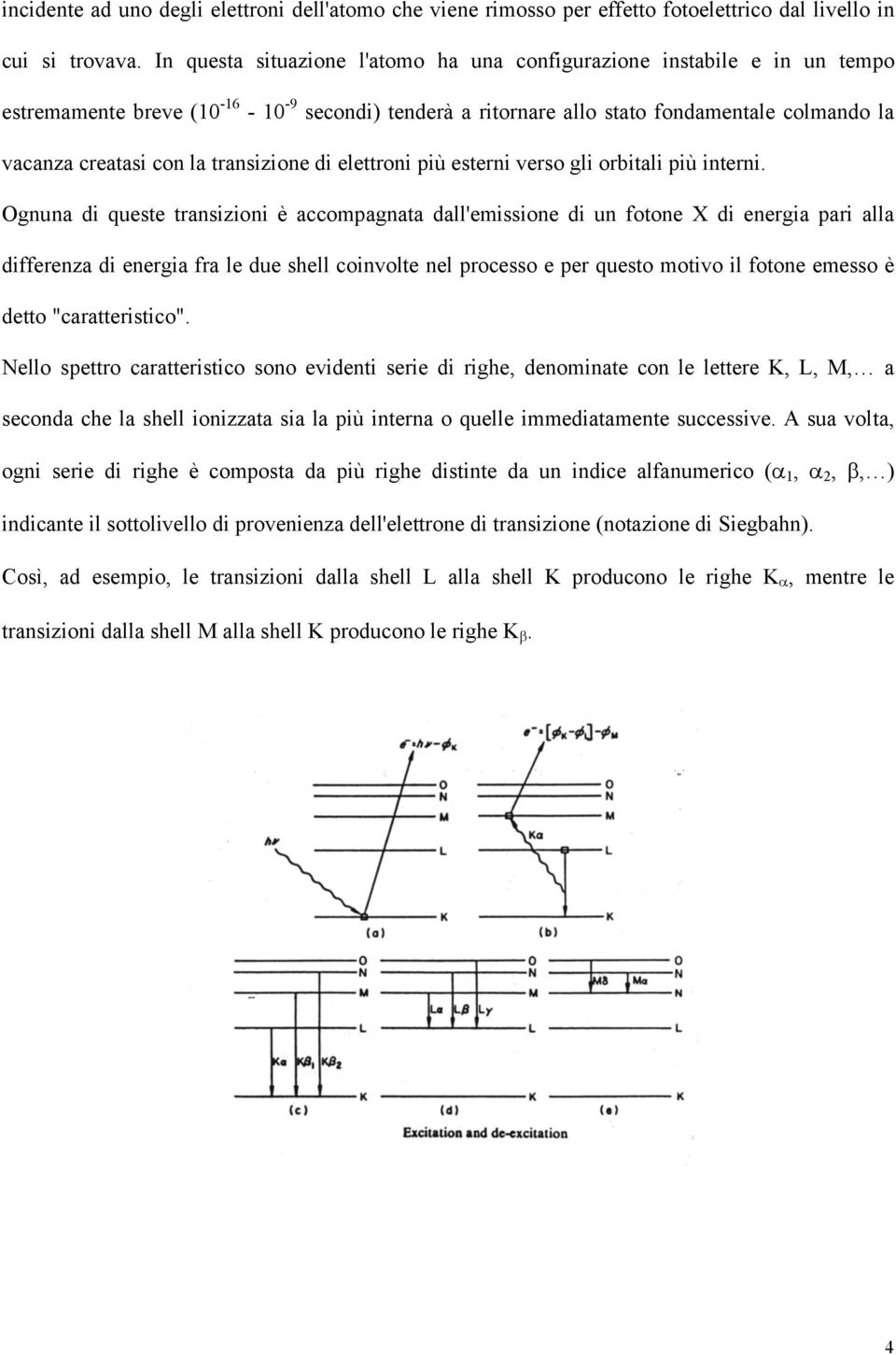 elettron pù estern verso gl orbtal pù ntern.