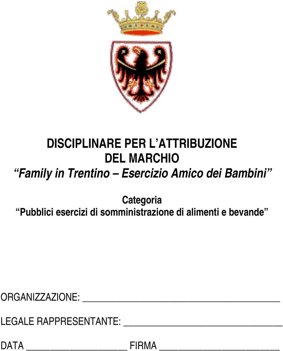 Pubblici esercizi di somministrazione di alimenti e