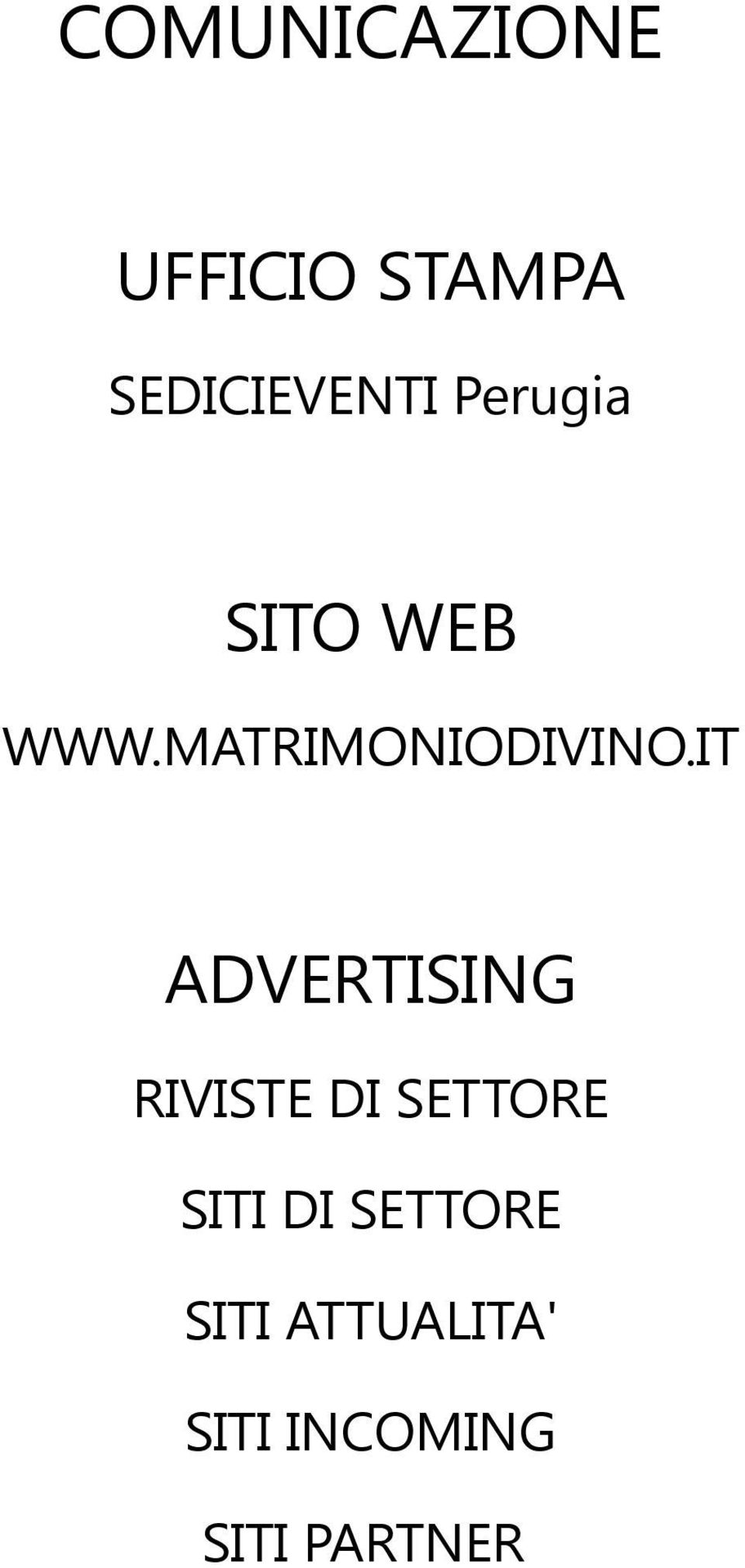 IT ADVERTISING RIVISTE DI SETTORE SITI DI