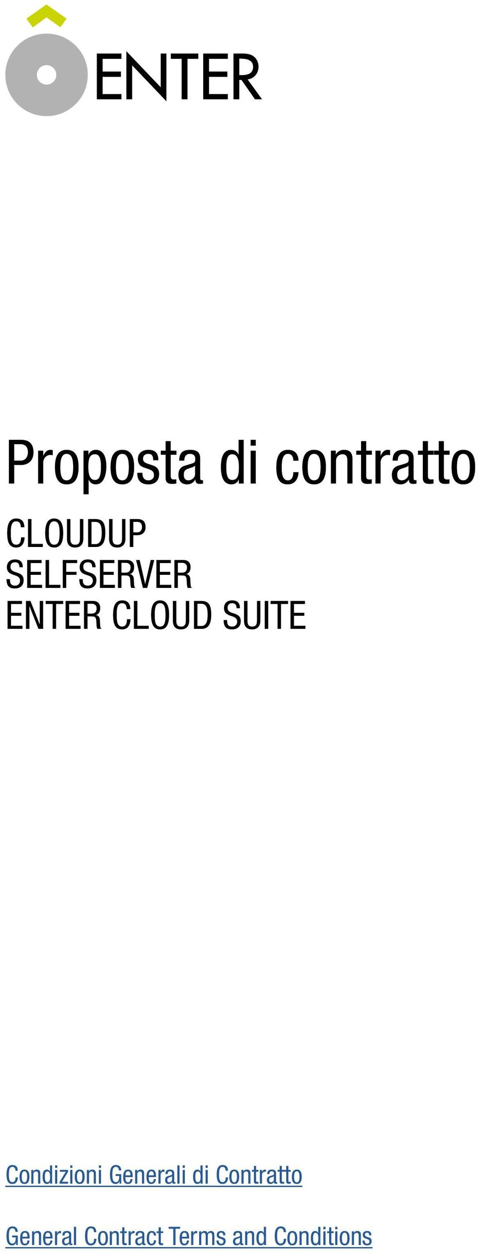 Condizioni Generali di Contratto