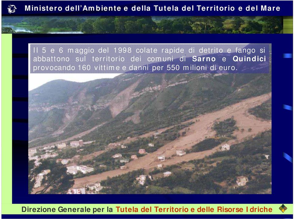 territorio dei comuni di Sarno e Quindici