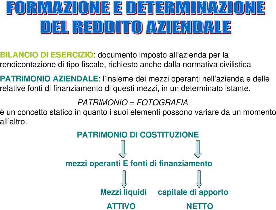 mezzi, in un determinato istante.