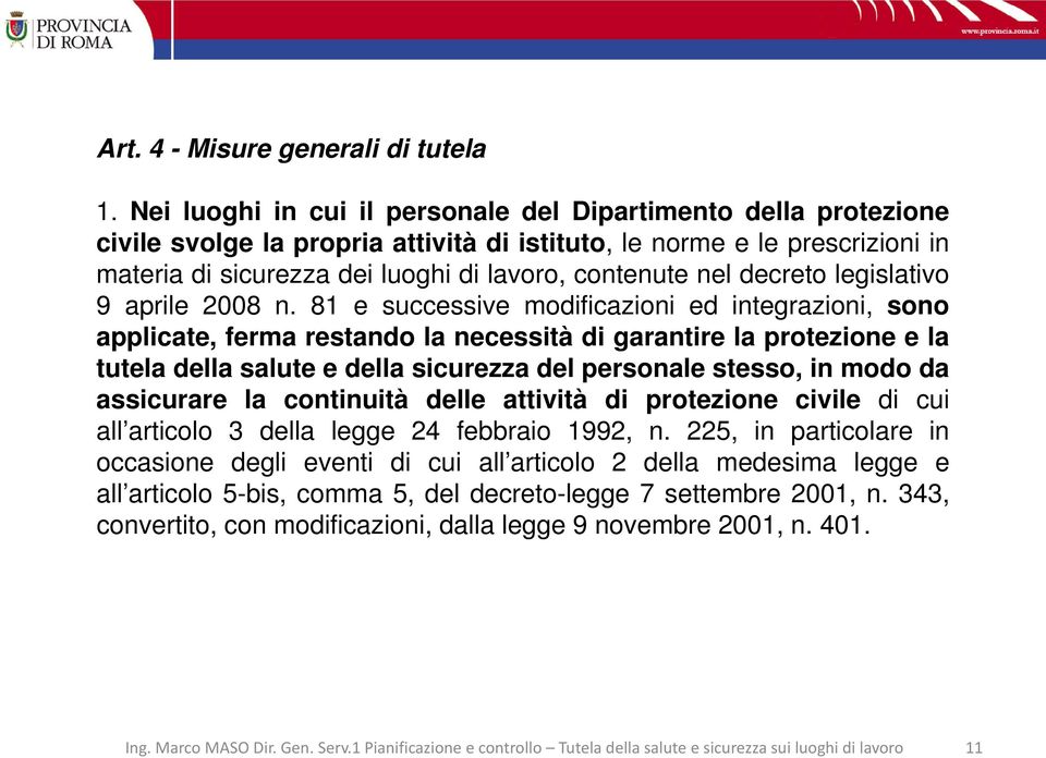 decreto legislativo 9 aprile 2008 n.