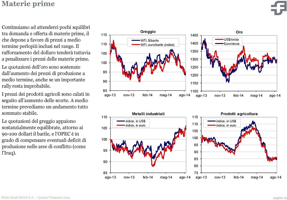 Le quotazioni dell oro sono sostenute dall aumento dei prezzi di produzione a medio termine, anche se un importante rally resta improbabile.