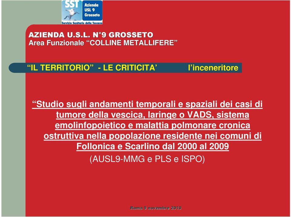 o VADS, sistema emolinfopoietico e malattia polmonare cronica ostruttiva nella