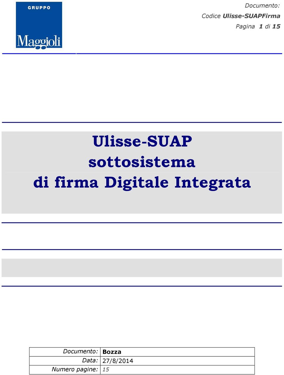 Digitale Integrata Documento: