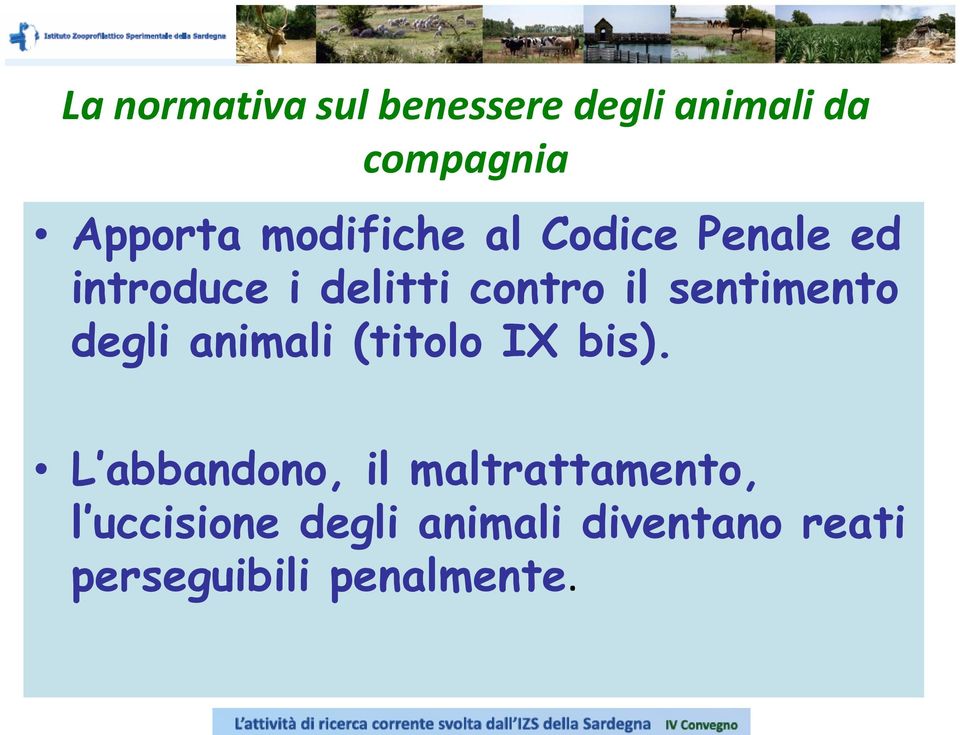 sentimento degli animali (titolo IX bis).