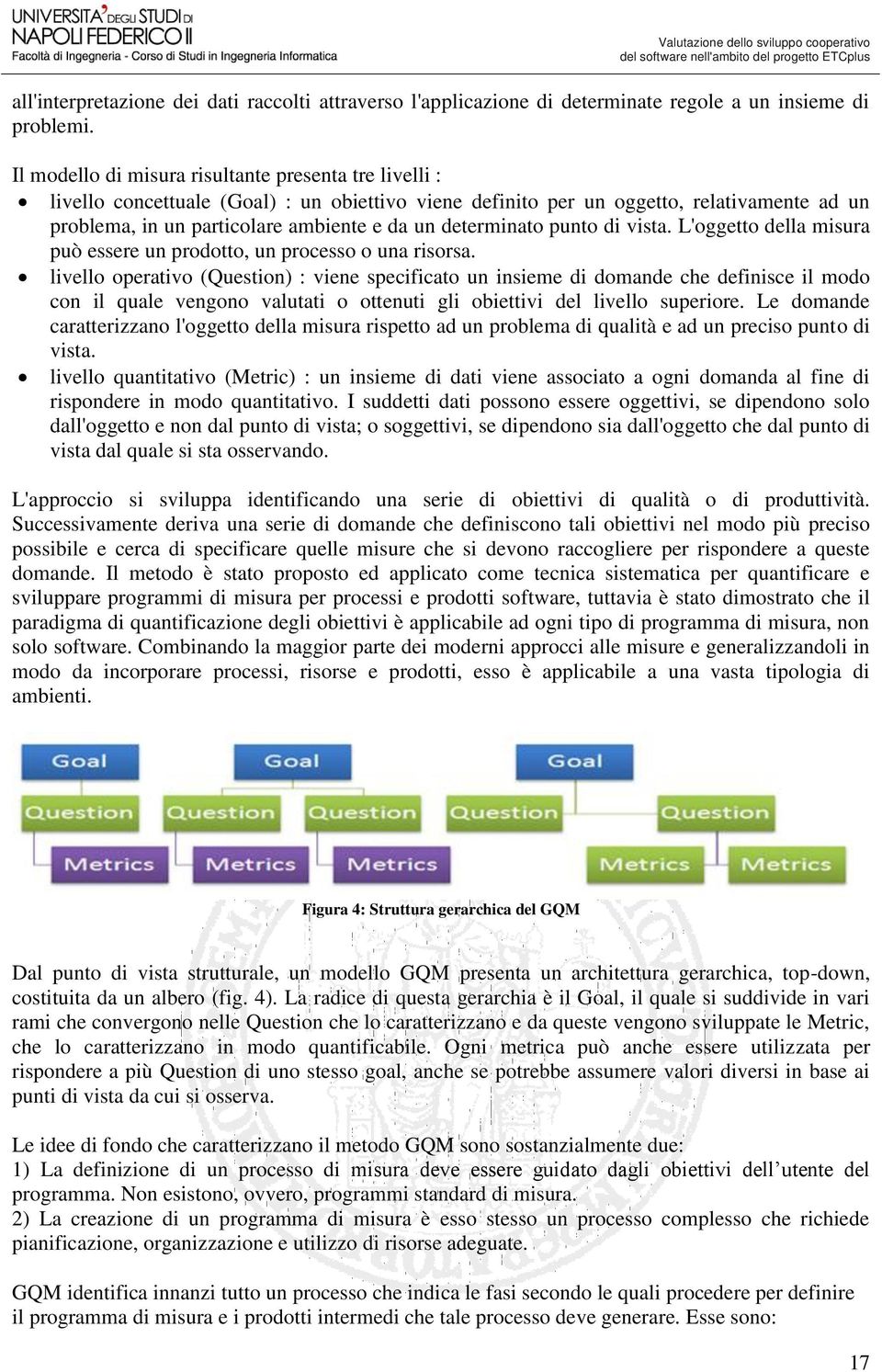 determinato punto di vista. L'oggetto della misura può essere un prodotto, un processo o una risorsa.