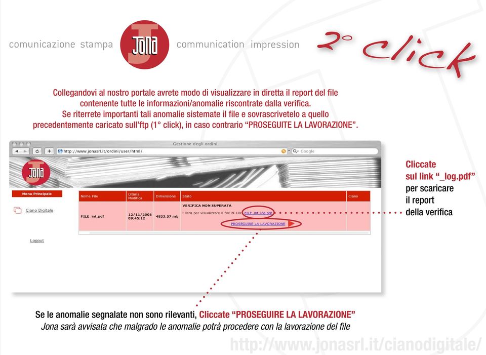 Se riterrete importanti tali anomalie sistemate il file e sovrascrivetelo a quello precedentemente caricato sull ftp (1 click), in caso contrario